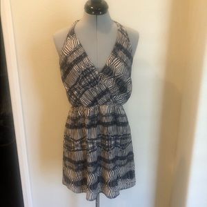 Black and white summer dress